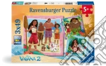 Disney: Ravensburger - Puzzle 3x49 Pz - Vaiana 2 giochi