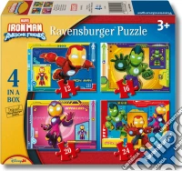 Marvel: Ravensburger - Iron Man & His Awesome Friends 4 Puzzle In A Box giochi