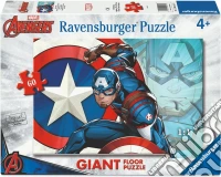 Marvel: Ravensburger - Puzzle Gigante Da Pavimento 60 Pz - Captain America giochi