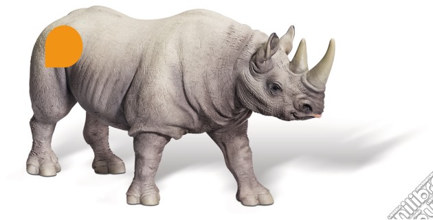 Tiptoi - Figurine Animali - Extra Large - Rinoceronte Nero gioco di Ravensburger