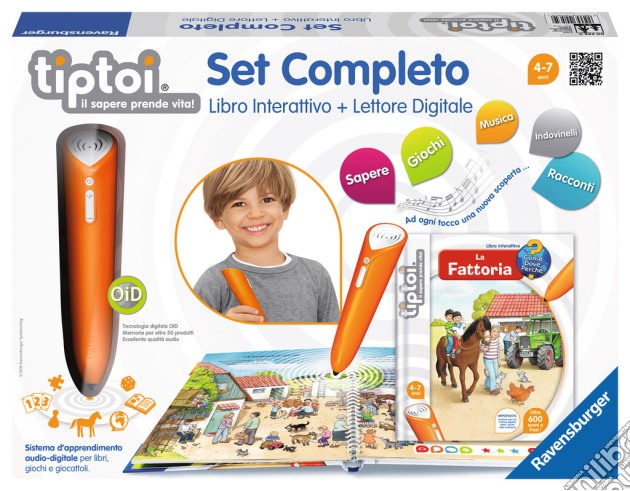Tiptoi - Set Completo Lettore Digitale + Libro Interattivo gioco