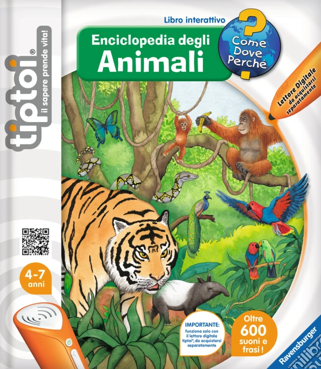 Ravensburger Tiptoi Libro Atlante 'Il Mio Grande Mappamondo' + Penna Tiptoi Create Con Registrazione, Gioco Educativo Per Bambini Dai 5 Anni