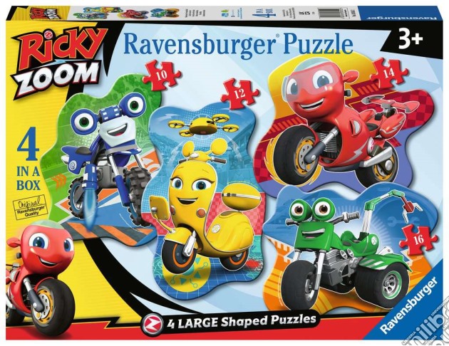 Ravensburger 03055 2 - Puzzle Shaped 4 In A Box - Ricky Zoom puzzle