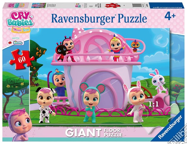 Ravensburger 03056 9 - Puzzle Gigante Da Pavimento 60 Pz - Cry Babies puzzle