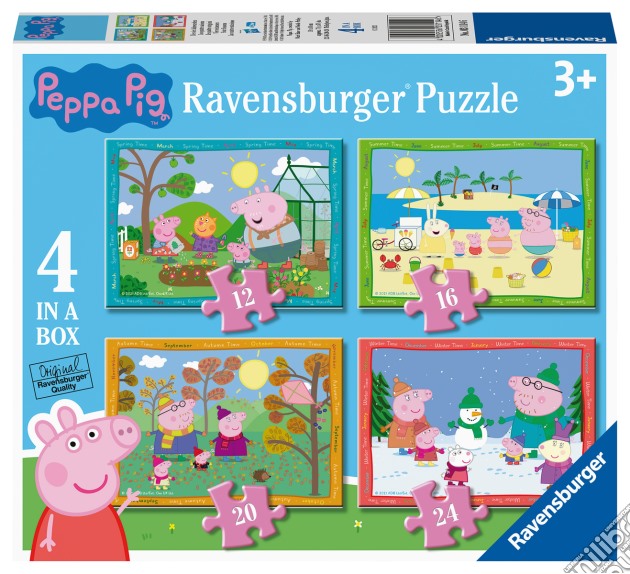 Ravensburger: Puzzle 4 In A Box - Peppa Pig 4 Stagioni puzzle