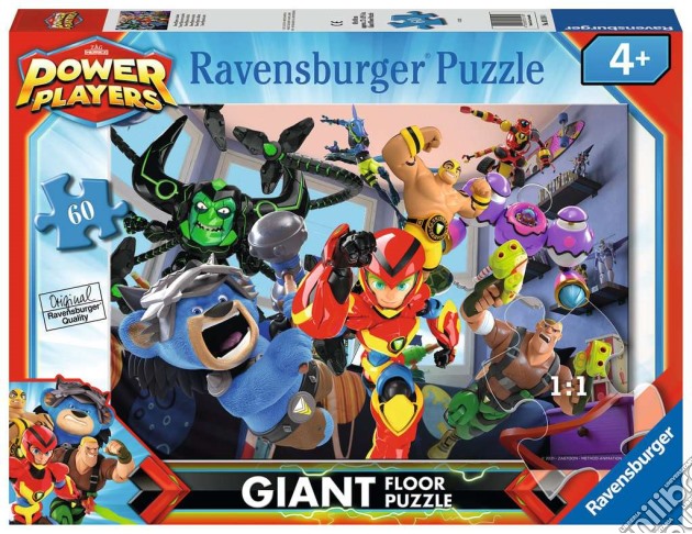 Ravensburger: 03118 - Puzzle Gigante Da Pavimento 60 Pz - Power Players puzzle