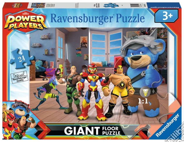Ravensburger: Puzzle Gigante Da Pavimento 24 Pz - Power Players puzzle