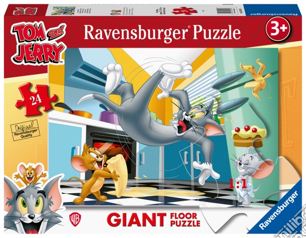 Tom & Jerry: Ravensburger - Puzzle Gigante Da Pavimento 24 Pz - Tom & Jerry puzzle