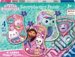 Gabby's Dollhouse: Ravensburger - Puzzle Shaped 4 In A Box - Gabby's Dollhouse giochi