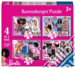 Barbie: Ravensburger - Puzzle 4 In A Box - Barbie giochi