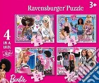 Barbie: Ravensburger - Puzzle 4 In A Box - Barbie giochi