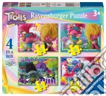 Trolls 3: Ravensburger - Puzzle 4 In A Box - Trolls 3 giochi