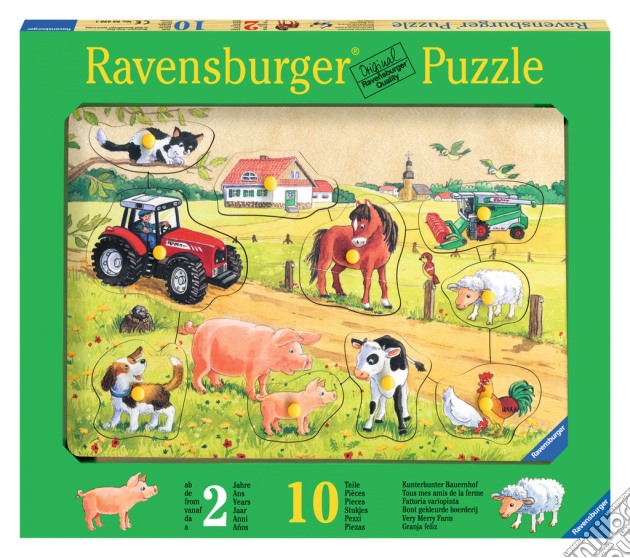 Tutti i miei amici della fattoria (2+ anni) puzzle di RAVENSBURGER