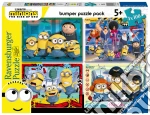 Ravensburger: 05066 - Bumper Puzzle Pack 4X100 Pz - Minions