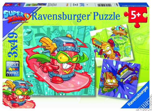 Ravensburger 05084 0 - Puzzle 3X49 Pz - Super Zings puzzle
