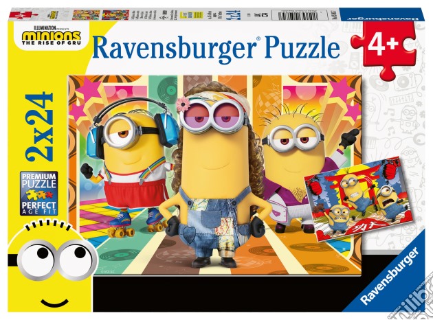 Ravensburger: My First Puzzle: Minions (Puzzle 2x24 Pz)  puzzle