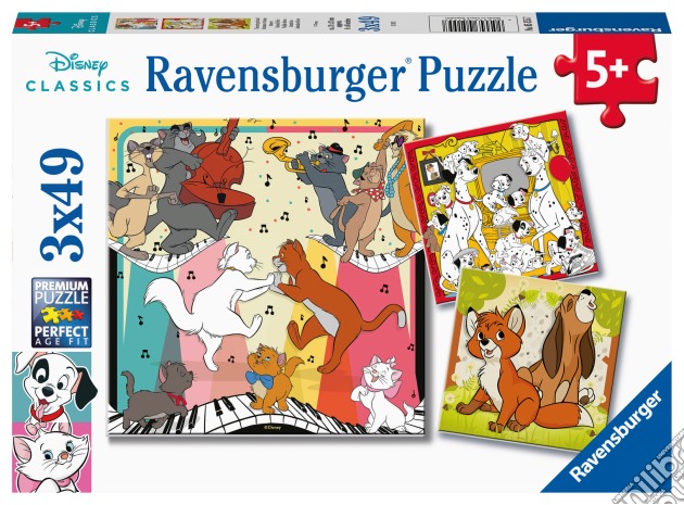 Ravensburger: Puzzle 3x49 Pz - Disney Classics puzzle