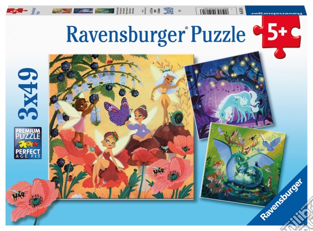 Ravensburger: Puzzle 3x49 Pz - Creature Fantastiche puzzle