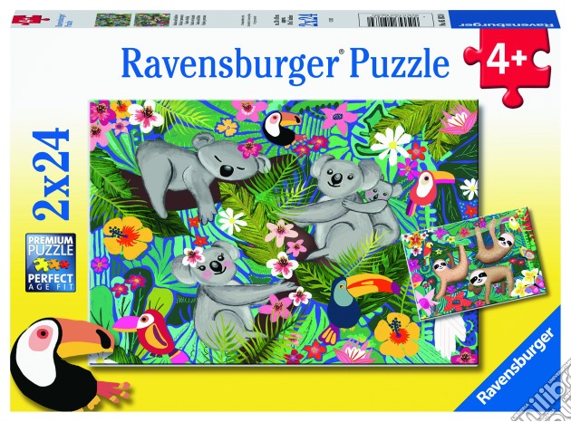 Ravensburger: 05183 - Koala E Bradipi (Puzzle 2x24 Pz)  puzzle