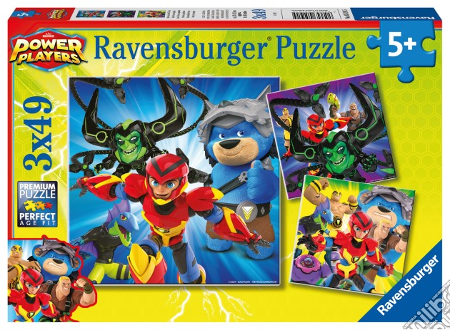 Ravensburger: Puzzle 3x49 Pz - Power Players puzzle