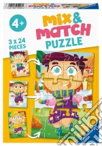 Ravensburger: Fashion Mix (Mix & Match 3x24 pz) giochi