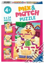 Ravensburger: Gli Amici Della Fattoria (Mix & Match 3x24 pz) giochi