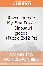 Ravensburger: My First Puzzle - Dinosauri giocosi (Puzzle 2x12 Pz) puzzle