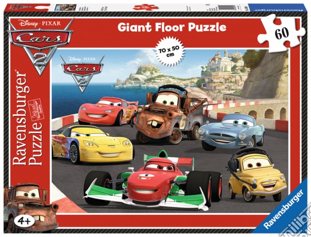 Puzzle 60 Pz Pavimento - Cars 2 - La Grande Corsa puzzle di RAVENSBURGER