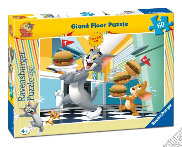 Puzzle 60 Pz Pavimento - Tom E Jerry puzzle di Ravensburger