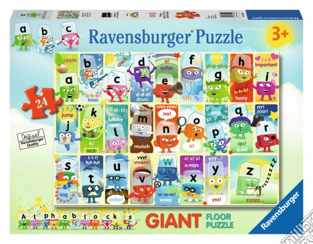 Puzzle 24 Pz Pavimento - Alfabeto puzzle di Ravensburger