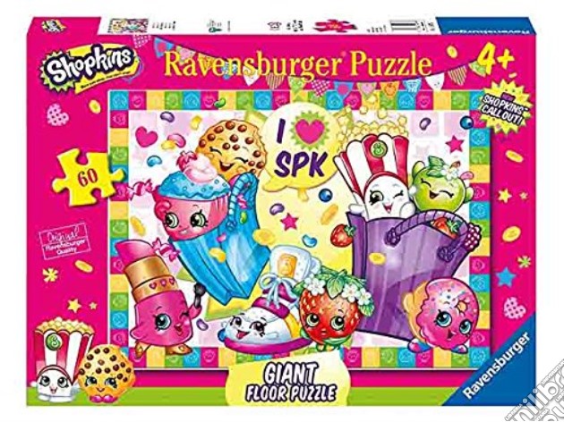 Ravensburger 05475 - Puzzle Da Pavimento Giant 60 Pz - Shopkins - Adoro Gli Shopkins puzzle