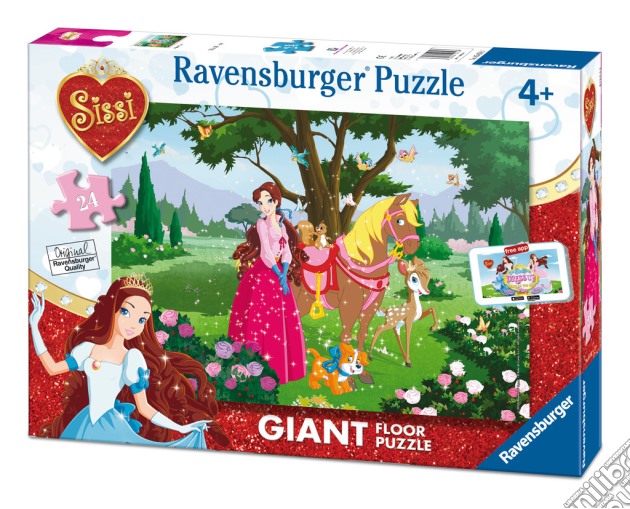 Ravensburger 05487 - Puzzle Da Pavimento 24 Pz - Sissi puzzle di Ravensburger