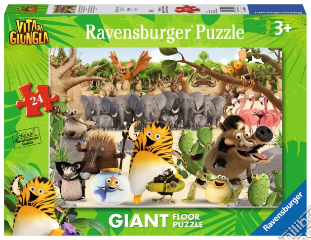 Ravensburger 05495 - Puzzle Da Pavimento 24 Pz - Vita Da Giungla - Gli Eroi Della Giungla Ti Aiutano puzzle di Ravensburger