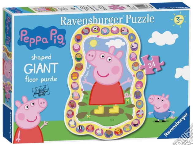 Shaped Giant Floor Puzzle - Peppa Pig gioco