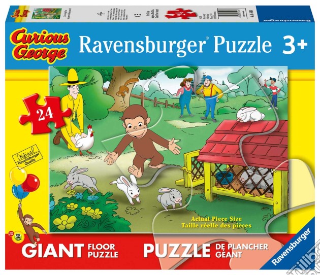 Ravensburger 5549 - Puzzle Gigante Da Pavimento 24 Pz - George (Formato Differente) puzzle di Ravensburger