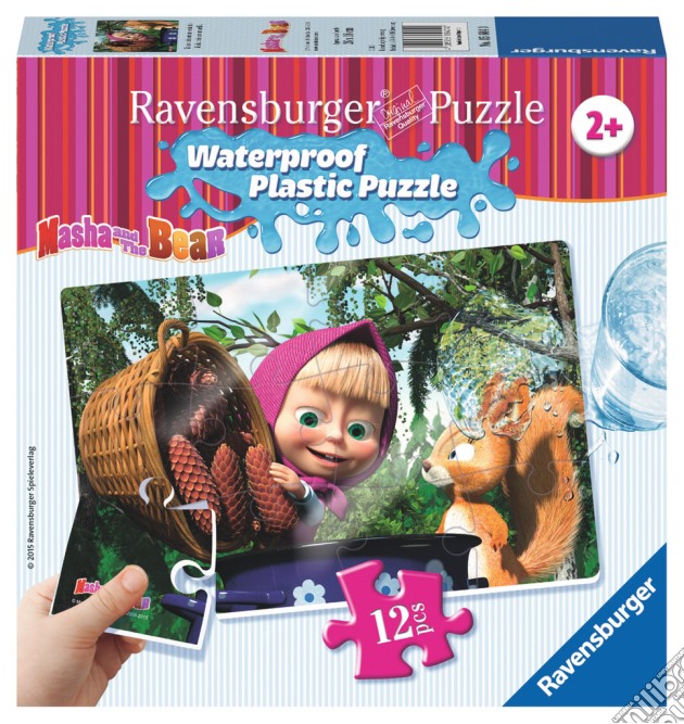 Ravensburger 05604 - Puzzle Di Plastica 12 Pz - Masha E Orso - Masha E Lo Scoiattolo puzzle di Ravensburger