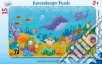 Ravensburger: Puzzle Incorniciato 15 Pz - Cuccioli Di Mare