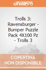 Trolls 3: Ravensburger - Bumper Puzzle Pack 4X100 Pz - Trolls 3 giochi