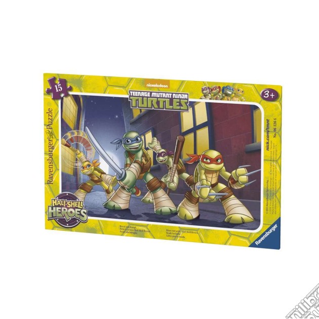 Ravensburger 06126 - Puzzle Incorniciati - Teenage Mutant Ninja Turtles - Pronti Alla Battaglia puzzle