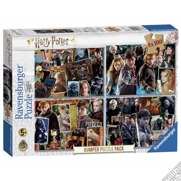 Ravensburger 06832 - Puzzle 4X100 Bumper Pack - Harry Potter puzzle di Ravensburger