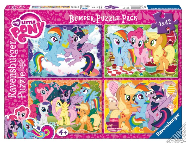 Ravensburger 06875 - Bumper Puzzle Pack 4x42 Pz - My Little Pony - Magica Amicizia puzzle di Ravensburger