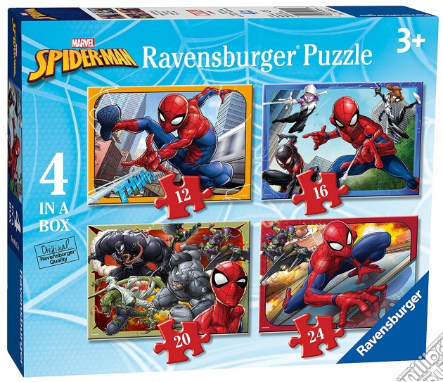 Ravensburger 06915 - Puzzle 4 In A Box - Spiderman puzzle di Ravensburger