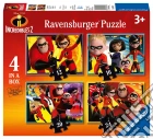 Ravensburger 6970 - Puzzle 4 In A Box - Gli Incredibili 2 giochi