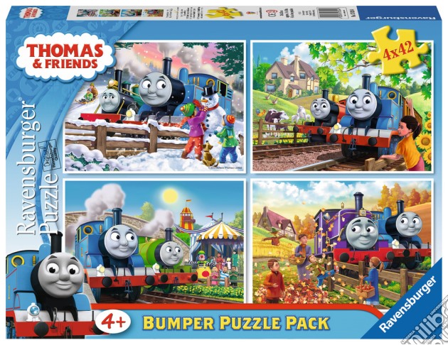 Ravensburger 07024 - Bumper Puzzle Pack 4x42 Pz - Thomas And Friends puzzle di Ravensburger
