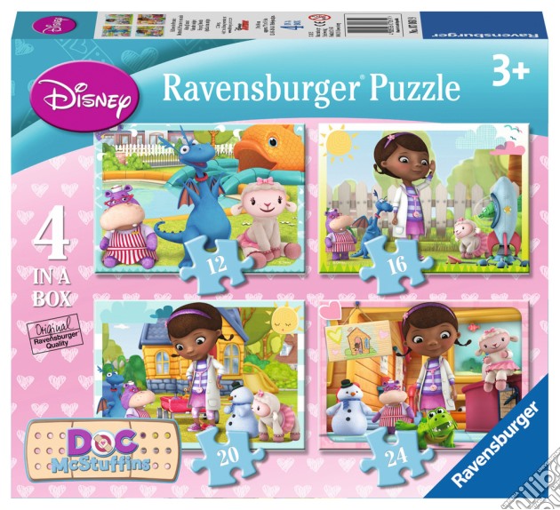 Ravensburger 07061 - Puzzle 4 In A Box - Dottoressa Peluche puzzle di Ravensburger