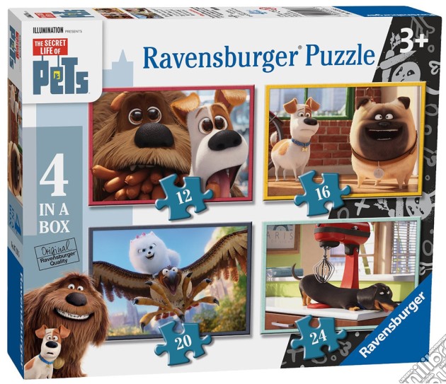 Ravensburger 07139 - Puzzle 4 In A Box - Pets puzzle