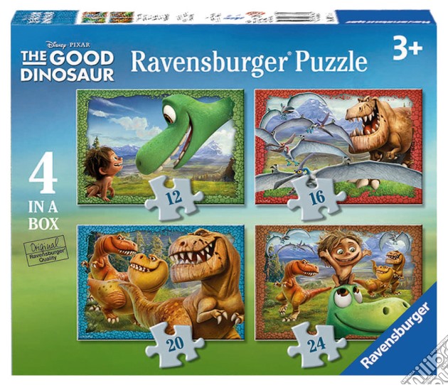 Ravensburger 07143 - Puzzle 4 In A Box - The Good Dinosaur - Il Viaggio Di Arlo puzzle di Ravensburger