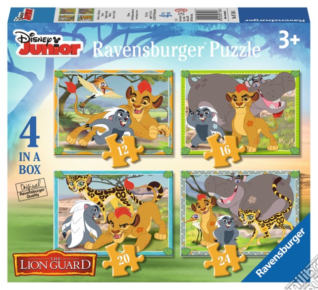 Ravensburger 07158 - Puzzle 4 In A Box - Lion Guard - Simpatici E Selvaggi! puzzle