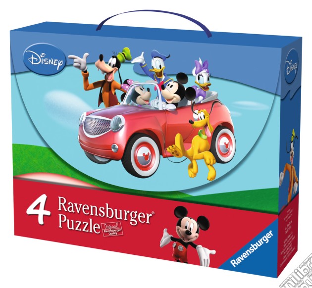 Ravensburger 07214 - Valigetta 4 Puzzle - La Casa Di Topolino puzzle di RAVENSBURGER