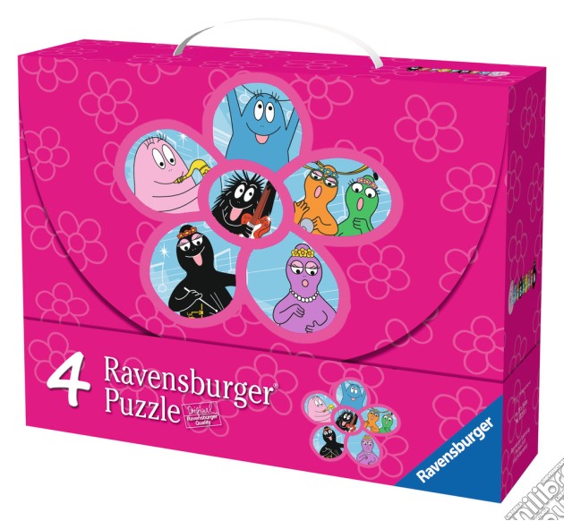 Valigetta 4 Puzzle - Barbapapa' puzzle di RAVENSBURGER